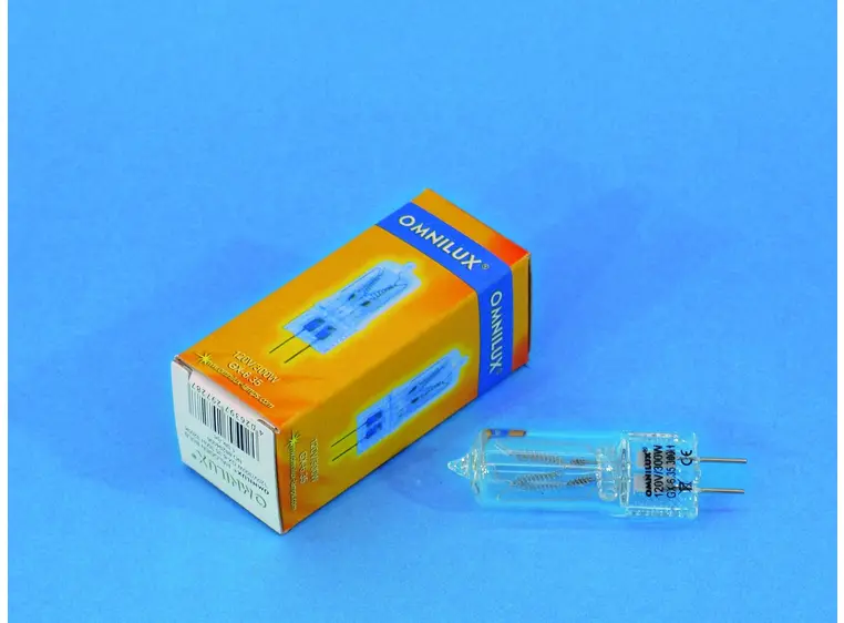 Omnilux 120V/300W GX-6.35 300h 3200K 